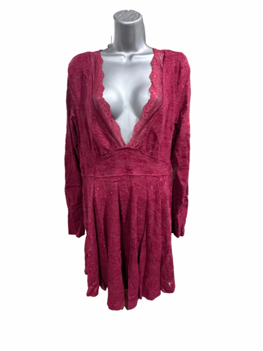 NWT Free People Womens All Yours Mini Red Plum X-Large